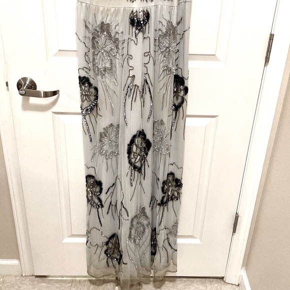 ASOS Formal beaded dress Size US14 - Picture 9 of 11